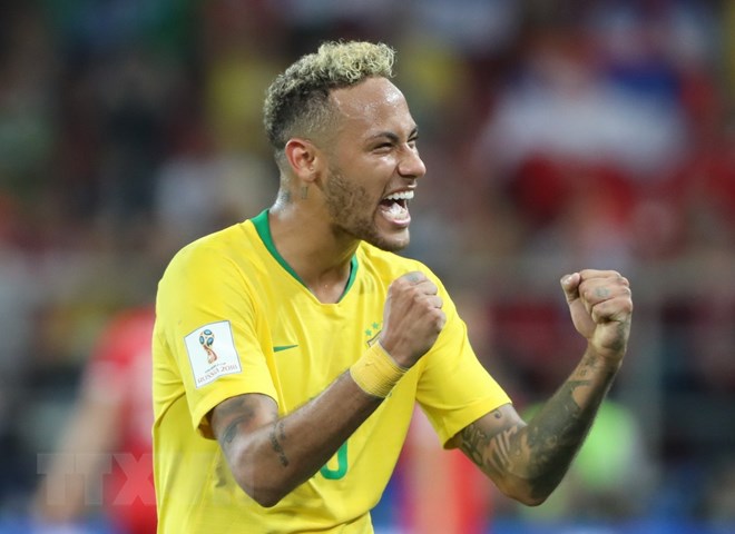 Niềm vui chiến thắng của Neymar. (Nguồn: THX/TTXVN)